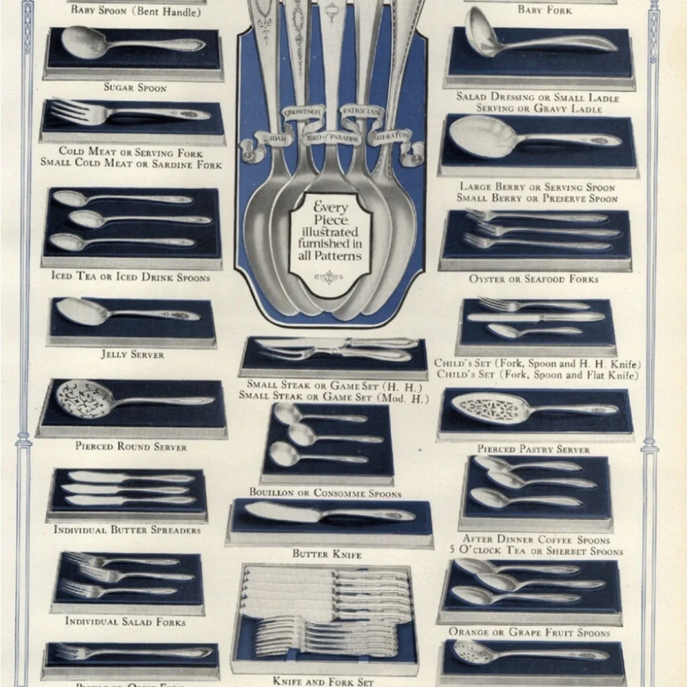 ONEIDA COMMUNITY PLATE  vintage butter knife Bird of Paradise collection